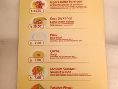 菜单-Tarihi Sultanahmet Köftecisi Selim Usta