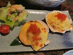 芝士蟹肉焗扇贝-炙柒Sekinana·精致料理 烧鸟·铁板烧(海上世界店)