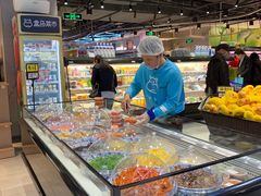 自助取餐区-盒马鲜生(红莲店)