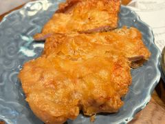 面拖蛋汁大排-鑫震源·苏式大虾生煎(山塘街店)