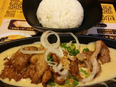 白咖喱香茅猪扒饭-沙嗲王(加拿芬店)