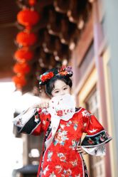 -后宫·古装汉服京剧儿童亲子全家福摄影