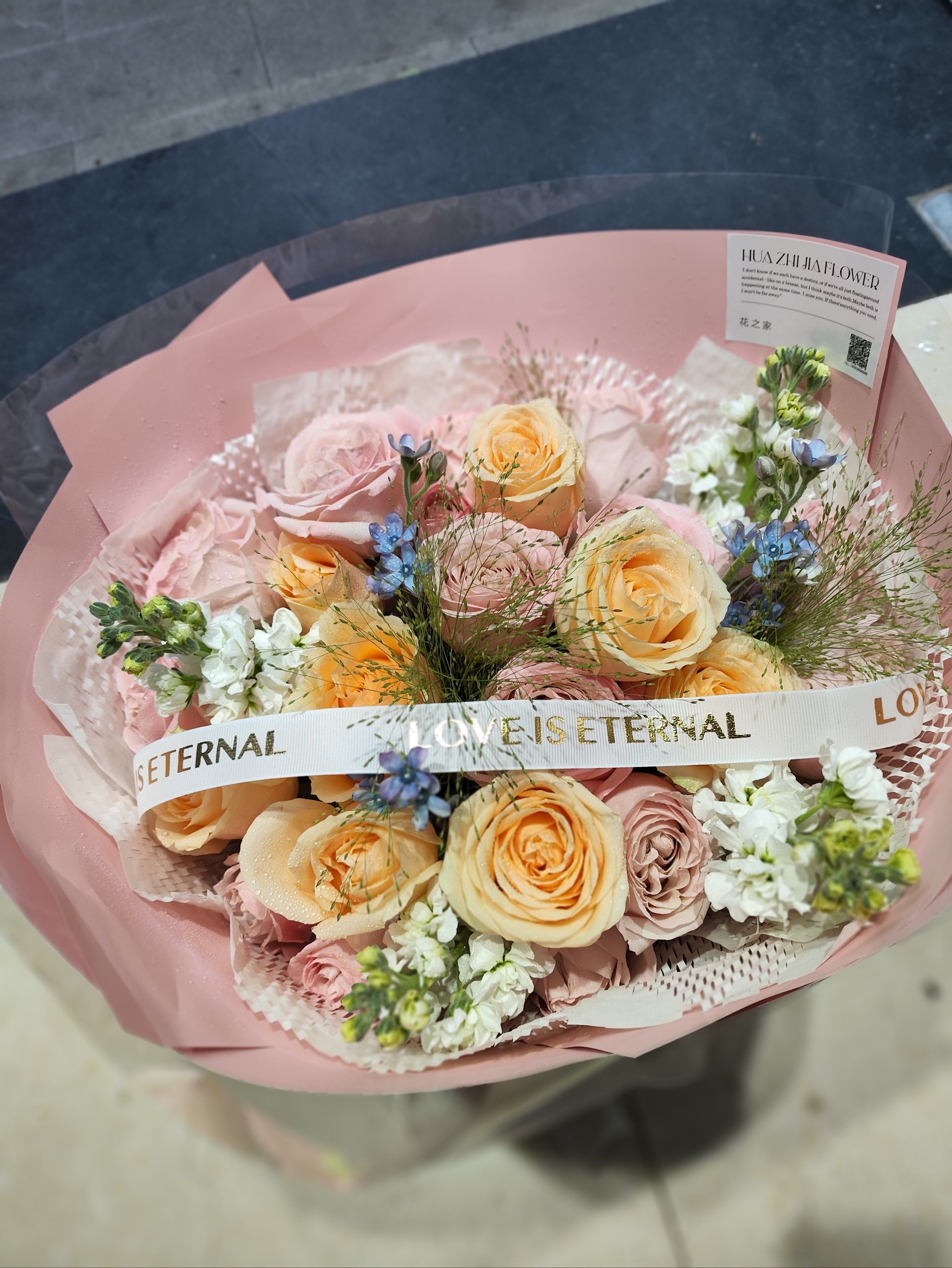 客订花束实拍图