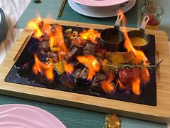 田园澳洲骰子牛肉-蜜桃花开·中西融合菜E&W(南长街店)