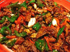 尖椒小公鸡-百味地锅鸡(二店·财校分店)