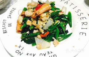 Shrimp Head Oil Stir-fried Mustard Greens