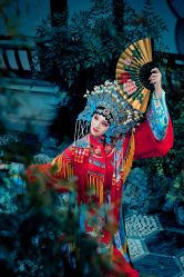 -后宫·古装汉服京剧儿童亲子全家福摄影