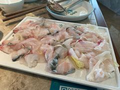 招牌鲜鱼片-淘米捞·米汤脆鲩鱼火锅(福田皇岗店)