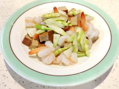 野山笋凤尾虾-巧克力渔家.小船海鲜家常菜(万平口店)