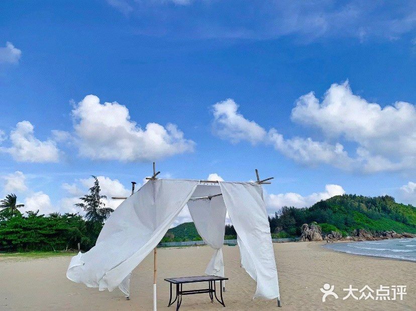 万宁石梅湾🌴加井岛日月湾 👒这才是海南宝藏地‼️