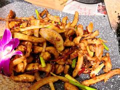 麻辣鱿鱼-冰川延边料理·炭烤串(原小木屋店)