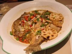 脆莲藕煎鲈鱼-荷花亭·湖北融合菜(中商广场店)
