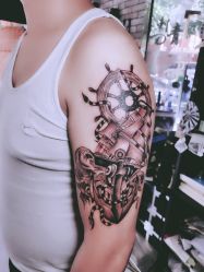 -组合纹身穿孔纹眉TATTOO
