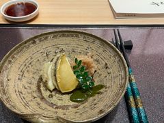 矶煮鲍鱼配鲍鱼肝酱-小十Omakase(地王大厦店)