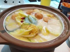 浓汤鱼腐娃娃菜-旺顺阁鱼头泡饼(小红门店)