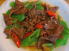 炒牛肉-老谢土菜馆