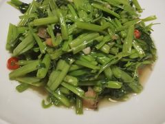 酸辣豆豉空心菜-径山十八道·风味民间菜(杭州总店)