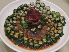 黑椒牛肉拼秋葵-将相和·海鲜蒸饺大连菜