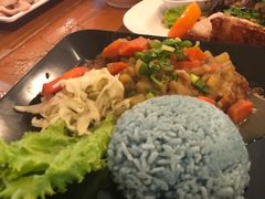 -蝶豆花蓝面条