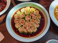 蒜茸蒸丝瓜-羲和雅苑•北京烤鸭(乐园道万象城店)