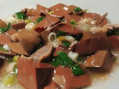 大蒜炒鸭血-侬佳蒸菜馆(听潮店)
