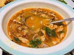 吃剩的羊肉汤-光辉公鸡馆(事业小区店)