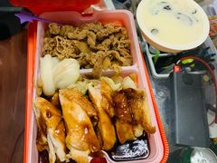 牛肉煎鸡双拼饭-吉野家(上海美罗城店)