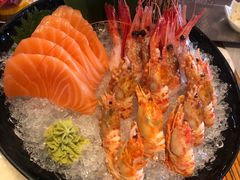 三文鱼刺身-赤坂亭M9和牛烧肉(世博源店)