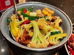 干锅有机花菜-华豫川酒家(大卫城店)