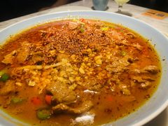 水煮牛肉-懒人盐府人家(航天桥店)