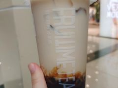 黑糖珍珠奶茶-鲜果时光(欧亚卖场店)