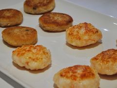 煎莲藕饼拼煎虾饼-花城苑广府菜(侨鑫店)
