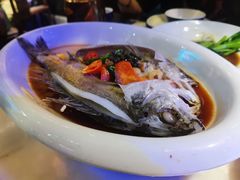 葱烧鲈鱼-绿茶餐厅(乐峰广场店)