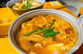 Sausage Rice Noodle Soup