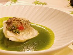 碧绿水煮海鲈鱼-鱼桥巷·美学川菜