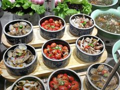 -海派美食·家宴海鲜青岛菜·石锅鲽鱼头(东方城店)