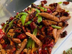 香辣牛肉丝-一盏明灯全素斋(殊像寺店)