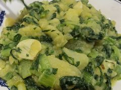 土豆熬小白菜-王村姑老土炕莜面村(桥东店)