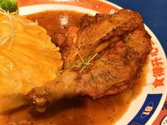 滑蛋生炸鸡肶饭-伯友茶记(中华广场店)