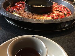 松茸菌锅中锅-渝大狮毛肚老火锅(普陀店)