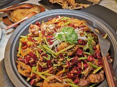 干锅排骨虾-蓉幸会川菜(苏宁广场店)