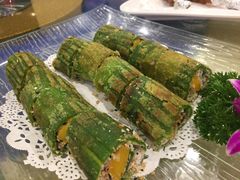 绿茶芒果薄撑-潮喜竹溪荔湖酒家(荔枝湾店)