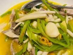 黄花菜烩猪肚-新白鹿餐厅(龙游路总店·杭帮菜名店)