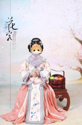 -后宫·古装汉服京剧儿童亲子全家福摄影