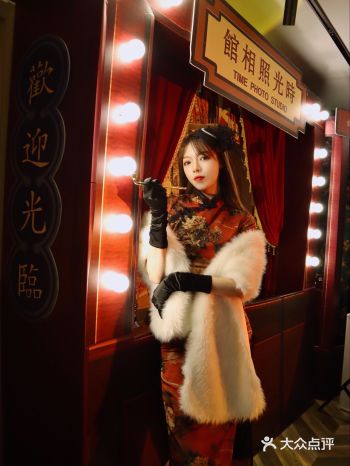 可以换装的美甲店！复古旗袍play