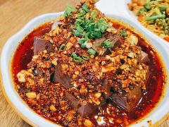 辣子蒜羊血-海荣锅贴馆(五味十字店)
