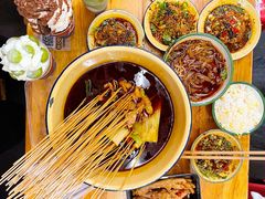 烤脑花-拈签一笑黄牛肉辣卤串串