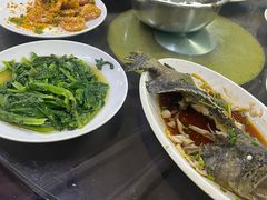 清炒油麦菜-板桥海鲜广场(文明东店)