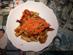 梭子蟹炒年糕-豆蔻电影主题餐厅(四牌楼店)