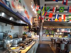 自助取餐区-烟台中泽华羿铂尔曼酒店·汇·全日餐厅·高空海景自助